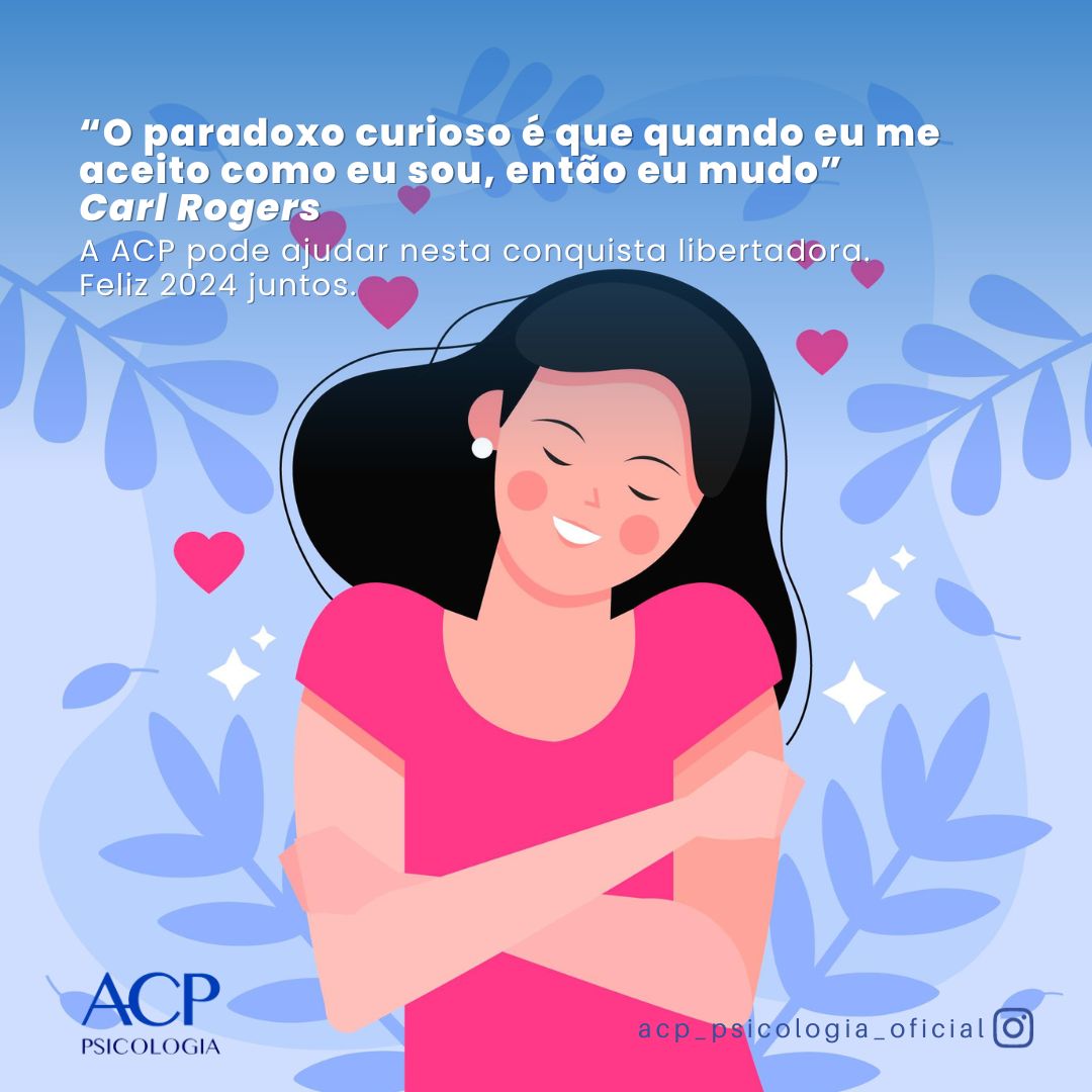 O paradoxo curioso é que quando eu me aceito como eu sou, então eu mudo